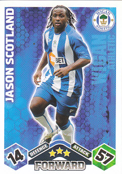 Jason Scotland Wigan Athletic 2009/10 Topps Match Attax #342